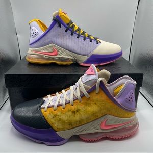 Nike Lebron XIX 19 Low Mismatch Size 13 DO9829-500 Men's Shoes NEW